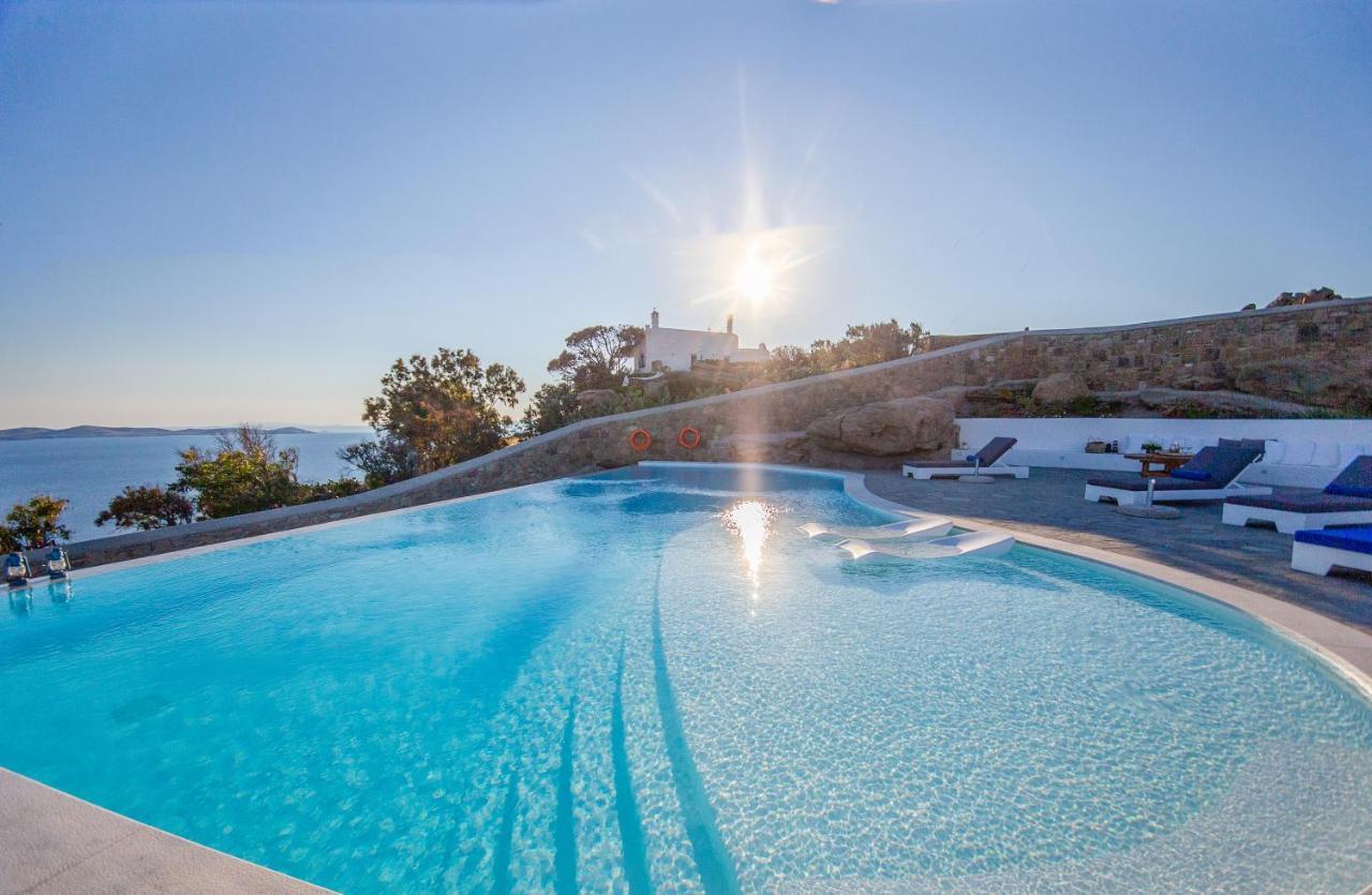 Agnandi Cielo Villa Tourlos Bagian luar foto