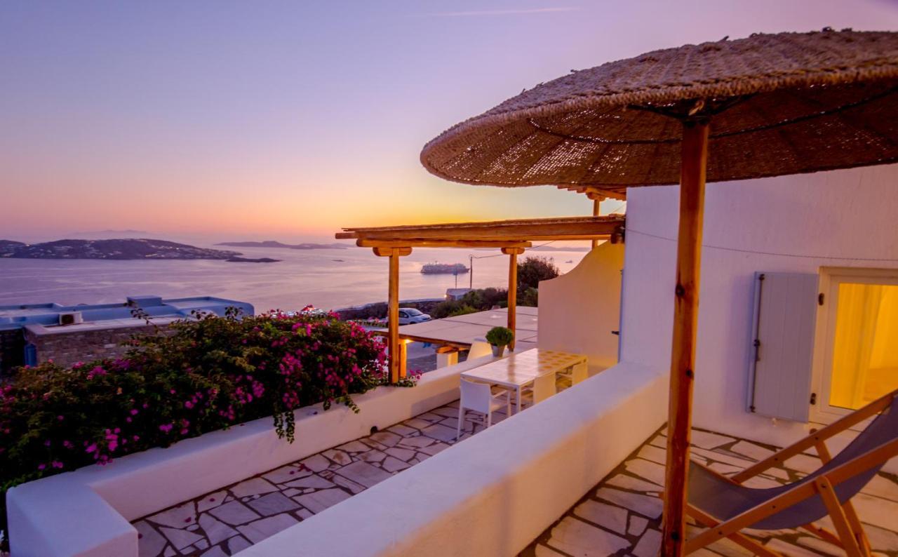 Agnandi Cielo Villa Tourlos Bagian luar foto